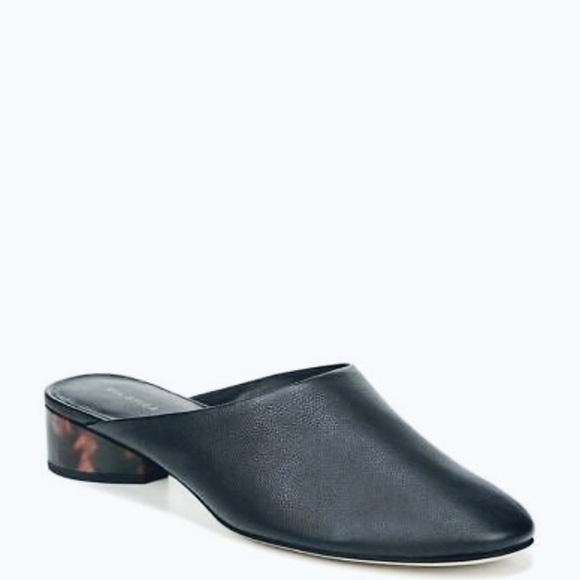 Via Spiga tortoise heel leather mules - Picture 1 of 8